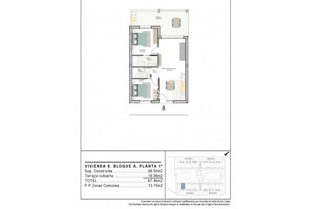 Nueva construcción  - Apartamento - piso -
Torre Pacheco - San Cayetano