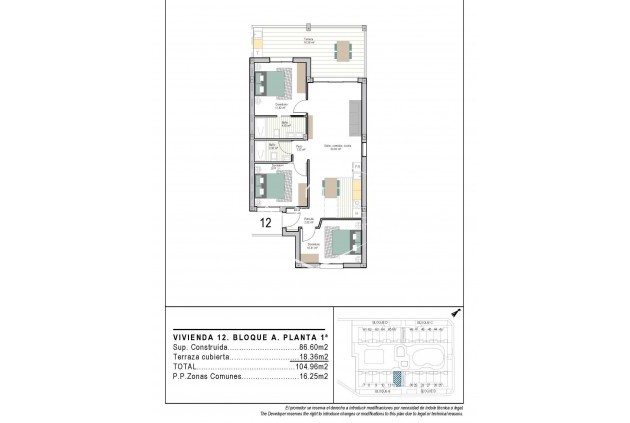 Nueva construcción  - Apartamento - piso -
Torre Pacheco - San Cayetano
