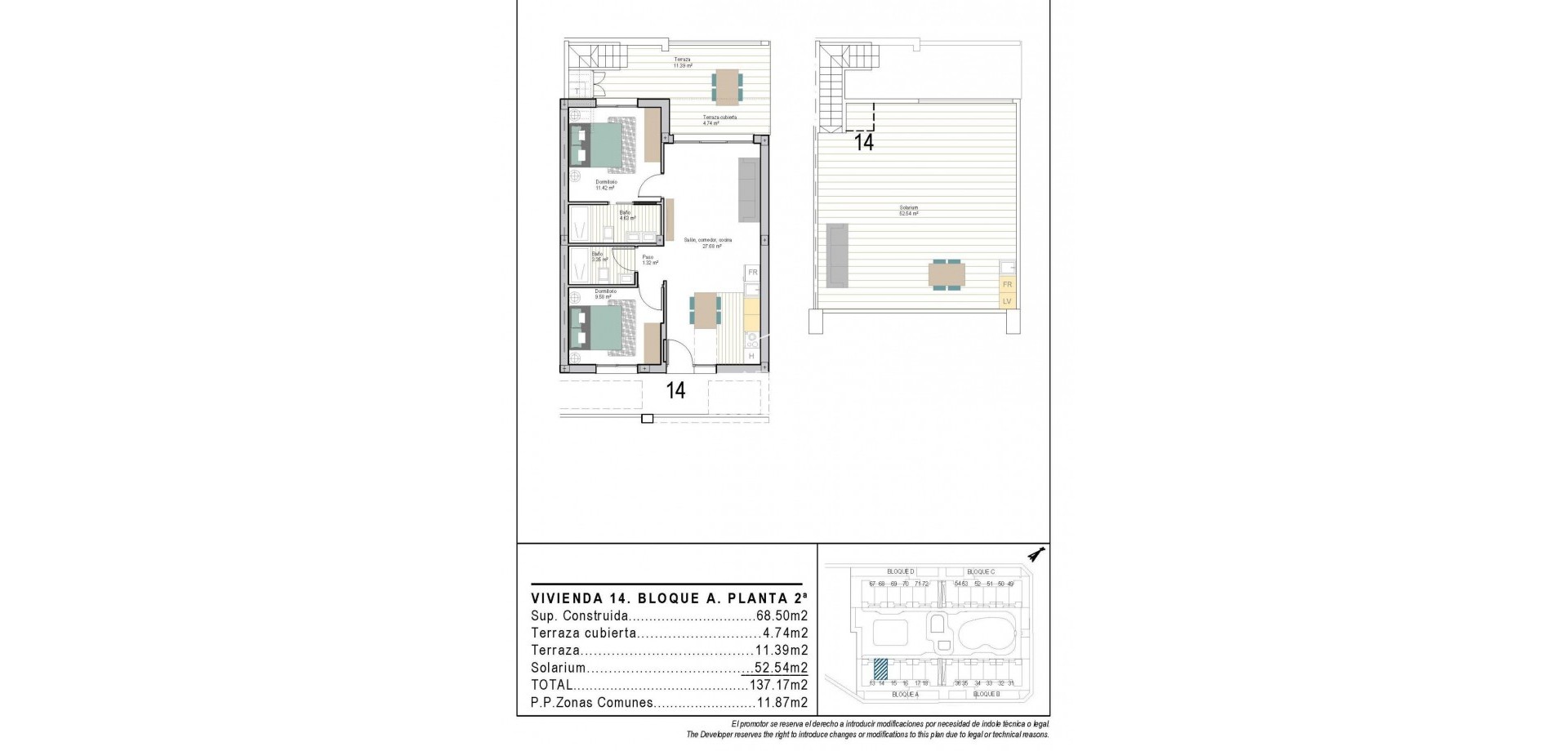 Nowy budynek - Apartament - Penthouse -
Torre Pacheco - San Cayetano