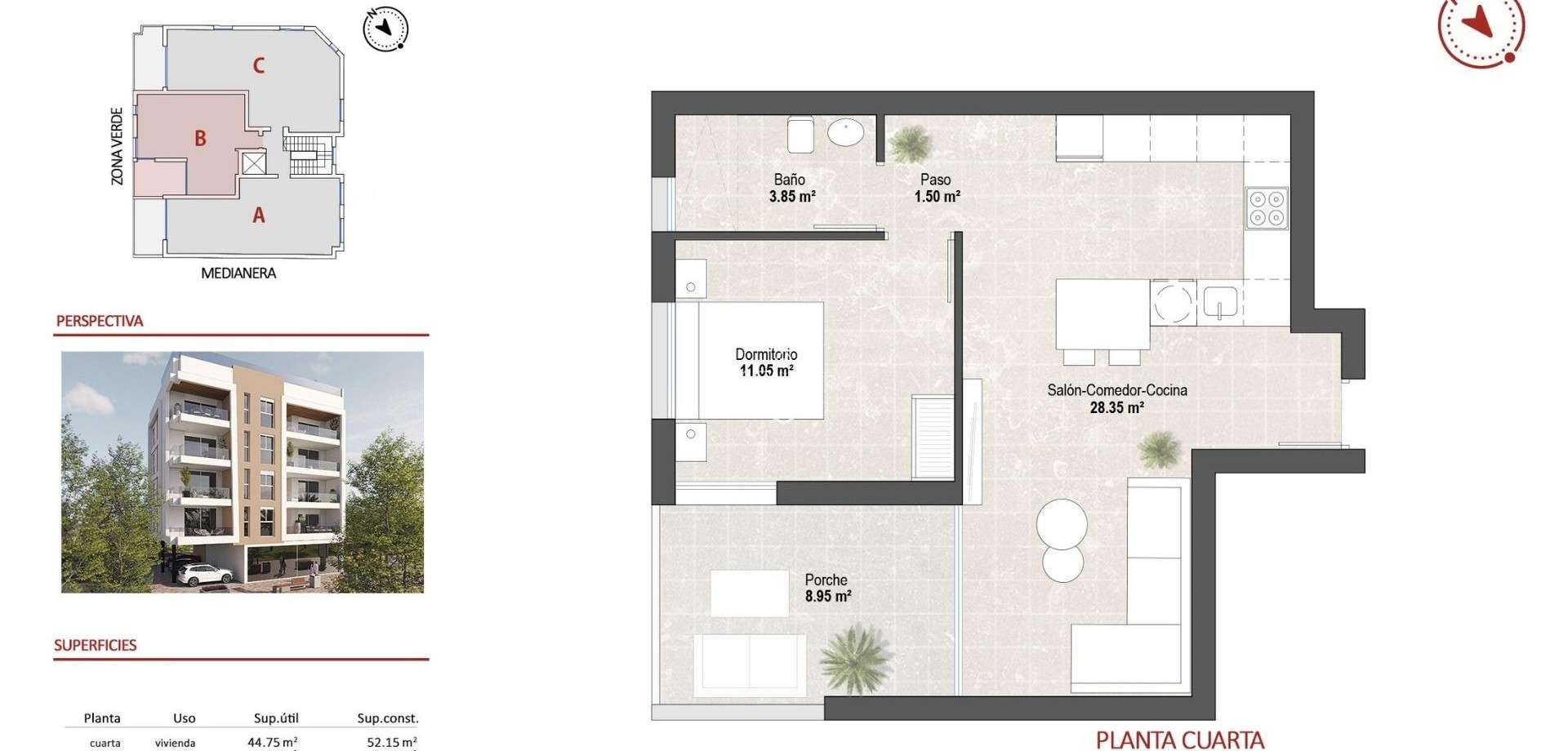 Nouvelle construction - Appartement - Penthouse -
San Pedro del Pinatar - Lo pagan