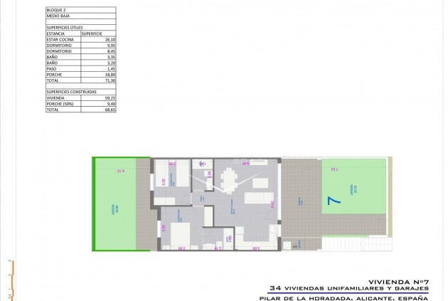 Nouvelle construction - Bungalow -
Pilar de la Horadada - pueblo