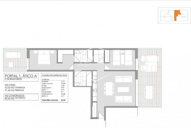 Nieuwbouw Woningen - Appartement - Penthouse -
Jávea - Pueblo