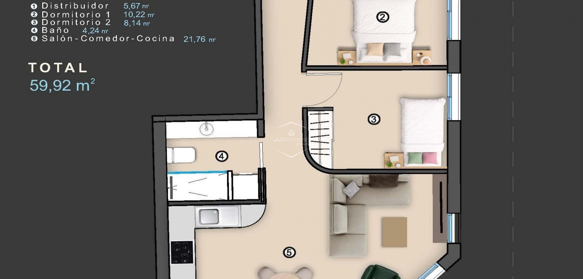 Nouvelle construction - Appartement -
Torrevieja - Centro