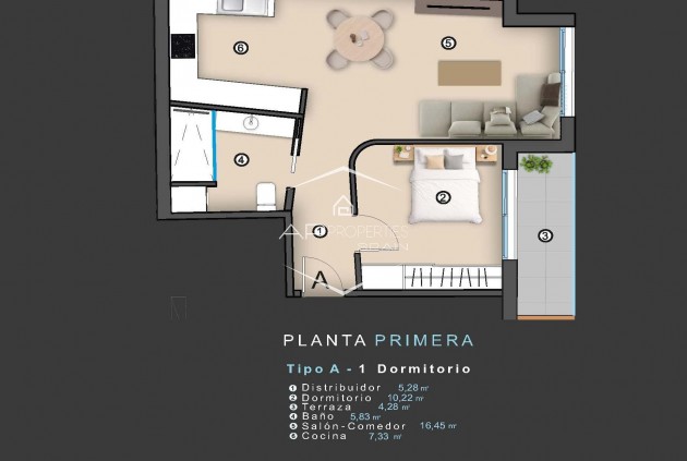 Nouvelle construction - Appartement -
Torrevieja - Centro