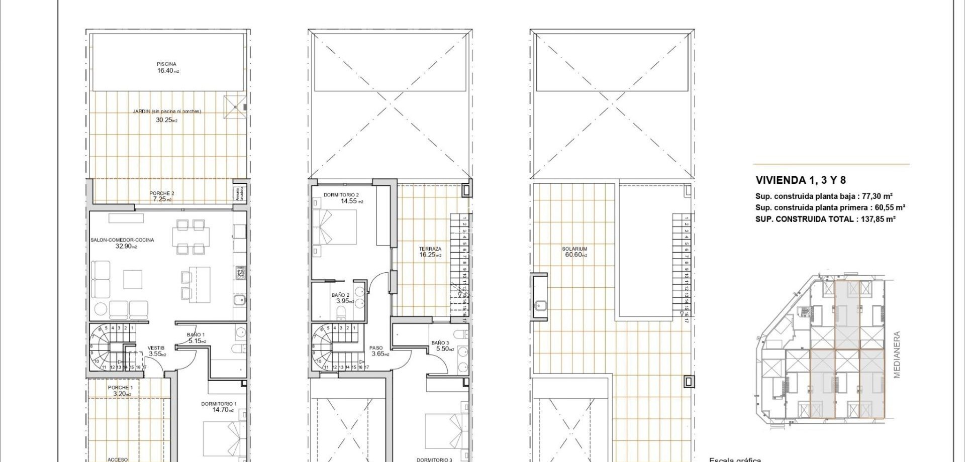Nowy budynek - Szeregowiec -
San Javier - pueblo