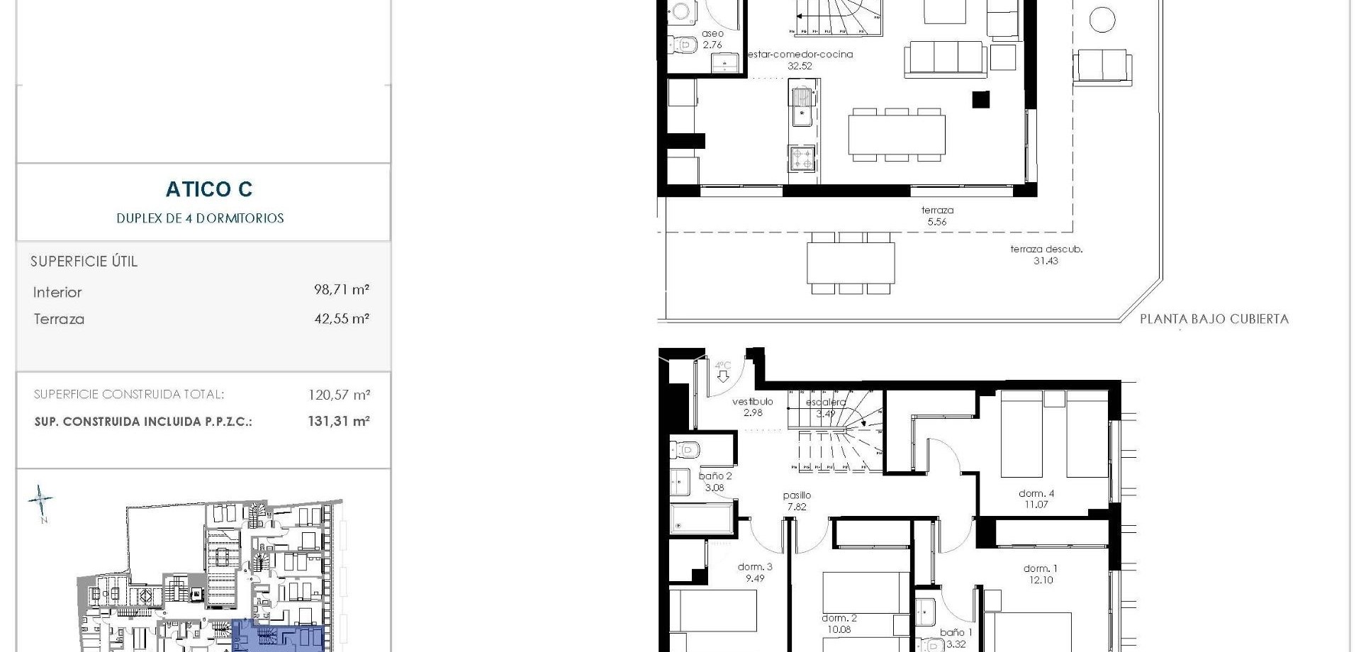 Nouvelle construction - Appartement - Penthouse -
Murcia - Centro