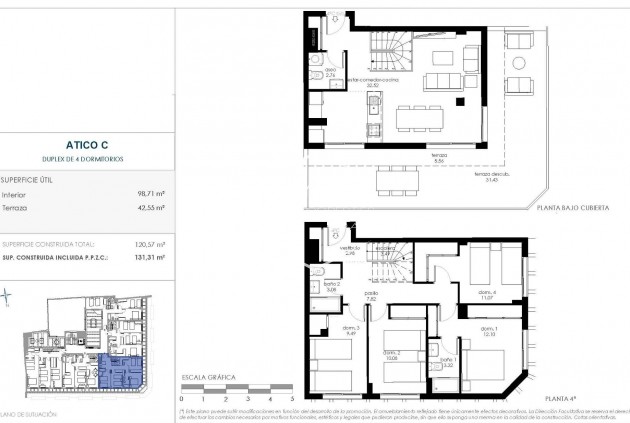 Nouvelle construction - Appartement - Penthouse -
Murcia - Centro