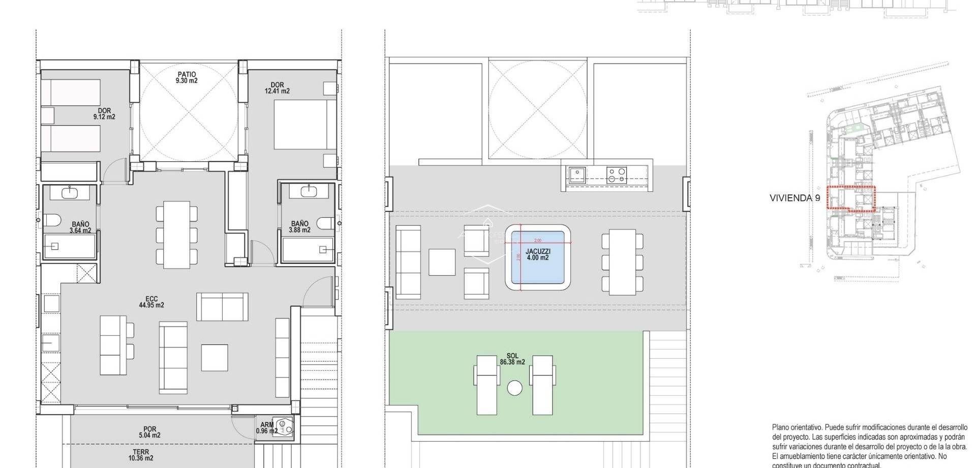 Nowy budynek - Bungalow -
Pilar de la Horadada - pueblo