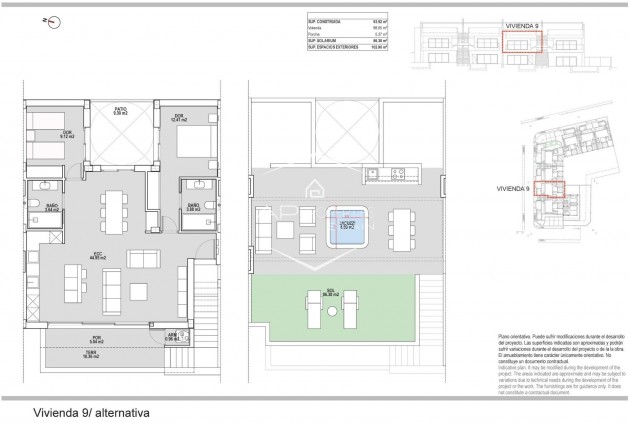 Nowy budynek - Bungalow -
Pilar de la Horadada - pueblo