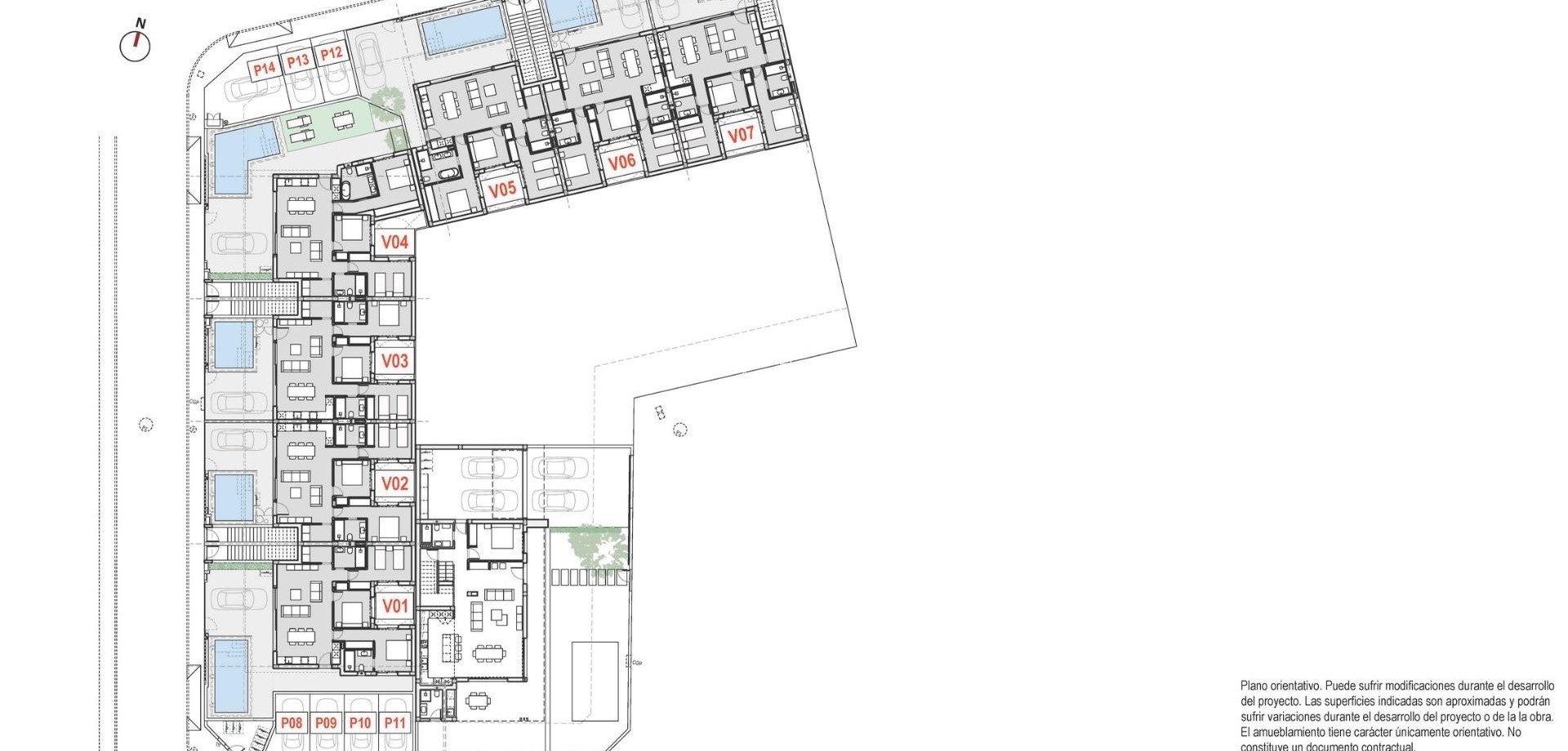 Nowy budynek - Bungalow -
Pilar de la Horadada - pueblo