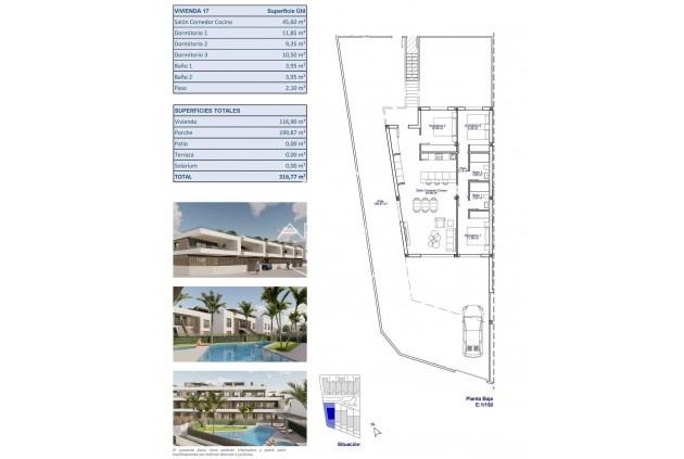 Nieuwbouw Woningen - Bungalow -
Pilar de la Horadada - pueblo