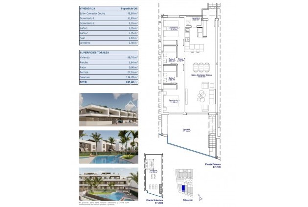 Nieuwbouw Woningen - Bungalow -
Pilar de la Horadada - pueblo