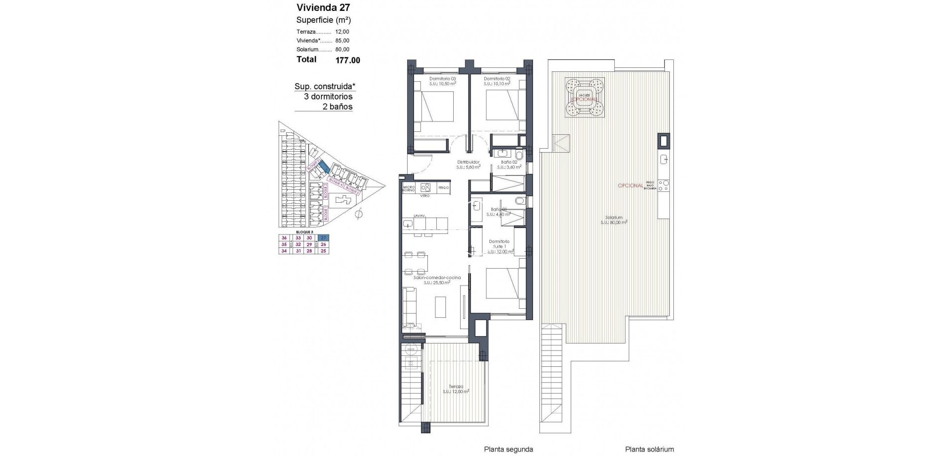 Nowy budynek - Apartament - Penthouse -
Los Alcázares - Serena Golf