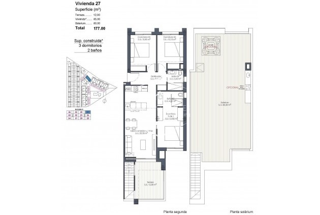 Nowy budynek - Apartament - Penthouse -
Los Alcázares - Serena Golf