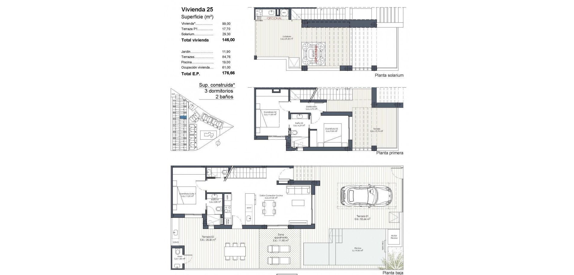 Nowy budynek - Quad House -
Los Alcázares - Serena Golf
