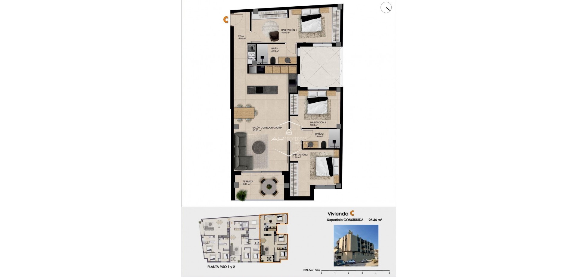 Nieuwbouw Woningen - Appartement- flat -
Catral - pueblo