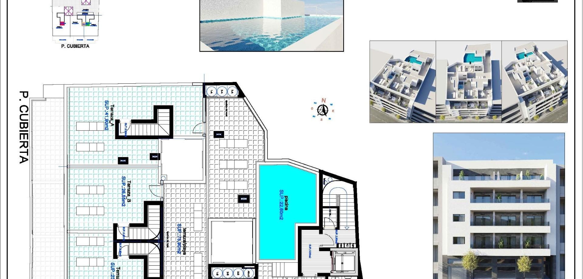 New Build - Apartment - Penthouse -
Torrevieja - Centro