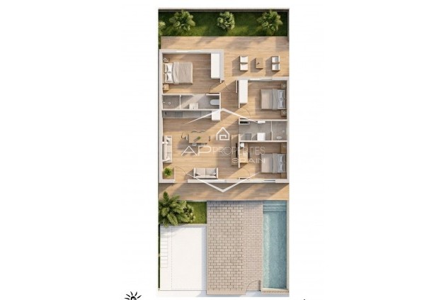 Nouvelle construction - Bungalow -
Pilar de la Horadada - parques de Andromeda