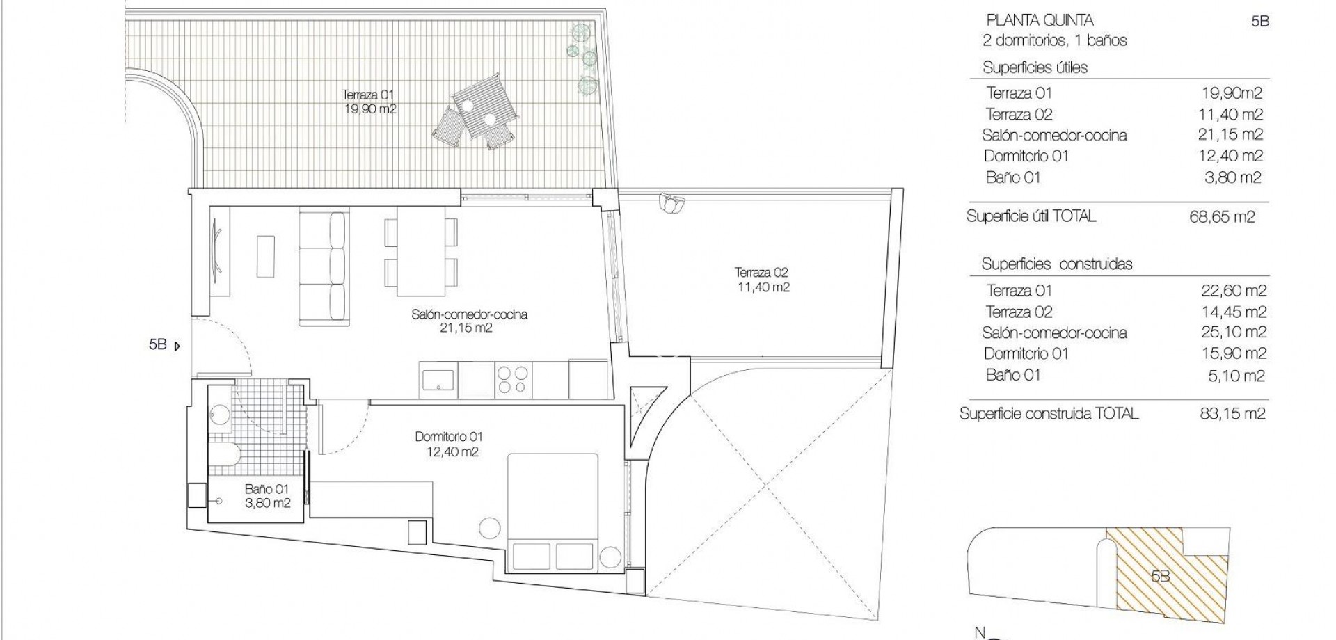 Nouvelle construction - Appartement - Penthouse -
Torrevieja - Playa de los Locos