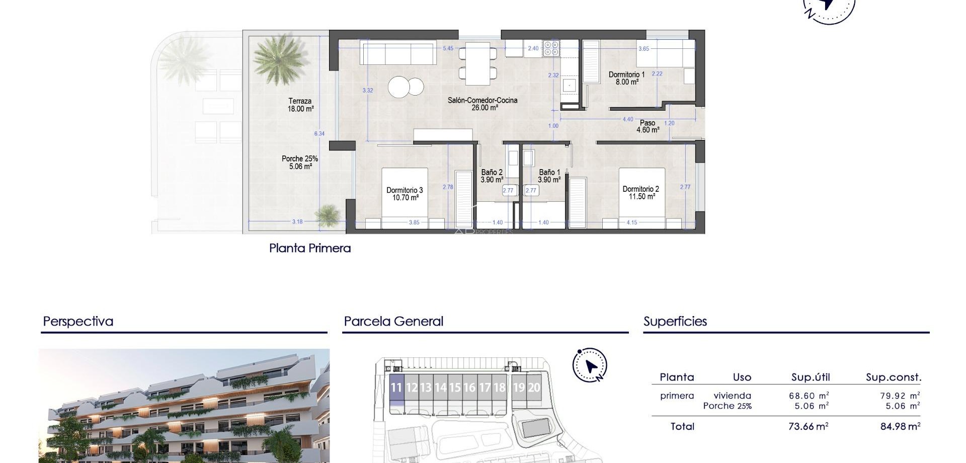 Nouvelle construction - Appartement -
San Javier - Santiago de la Ribera