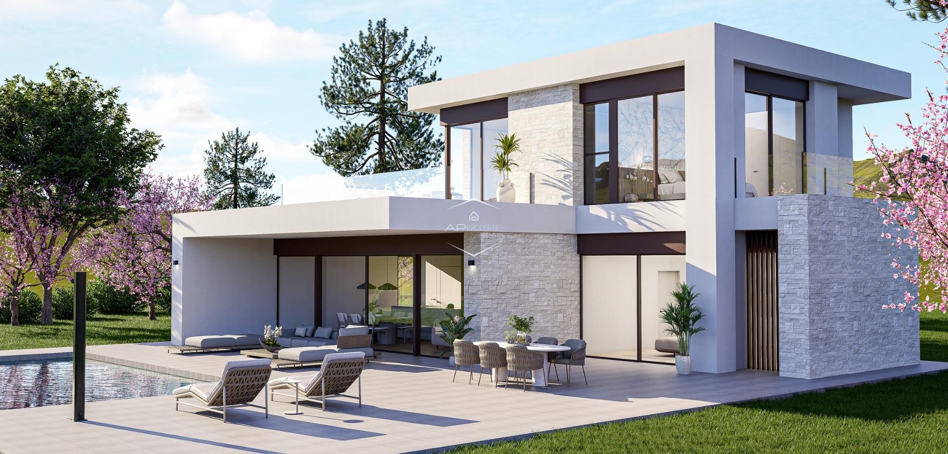 Nowy budynek - Willa - Dom wolnostojący -
Pinoso - Lel