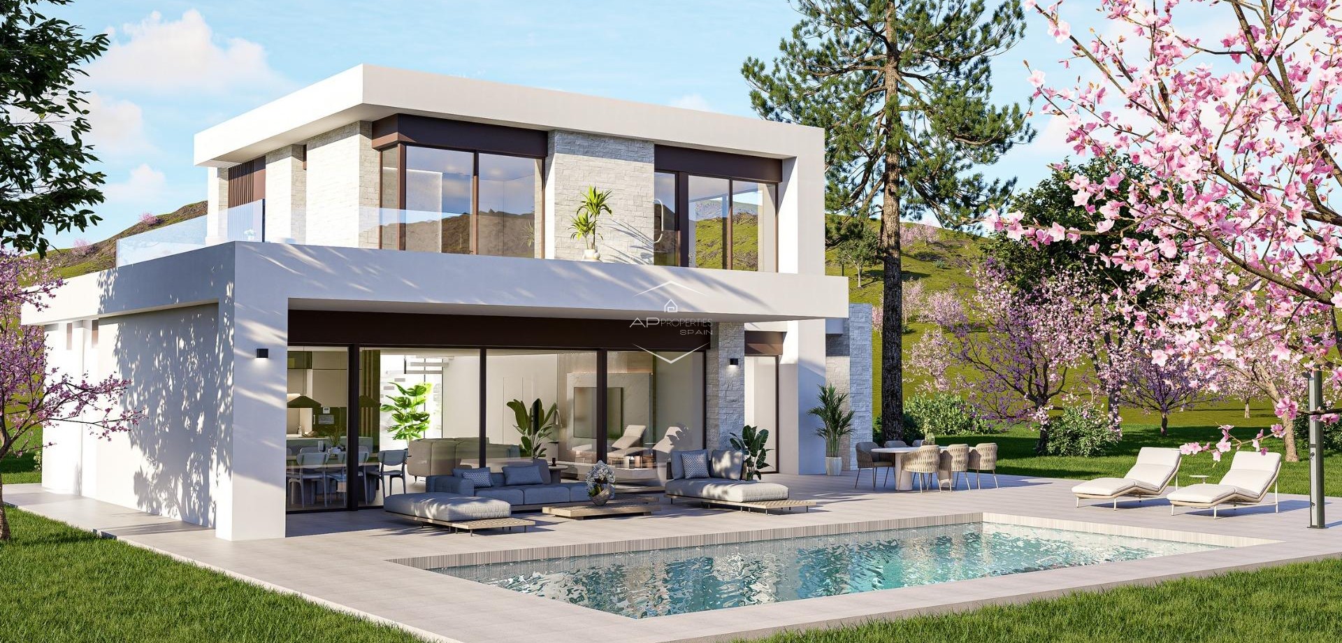 Nowy budynek - Willa - Dom wolnostojący -
Pinoso - Lel