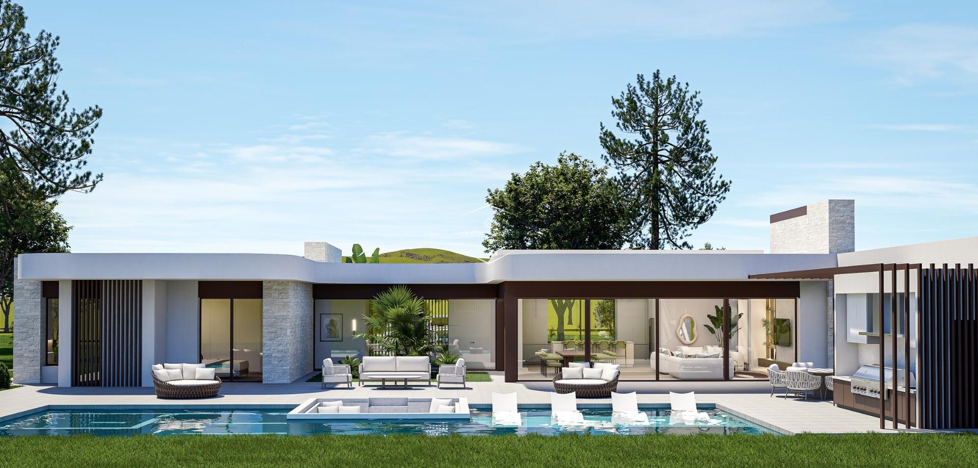 Nowy budynek - Willa - Dom wolnostojący -
Pinoso - Lel