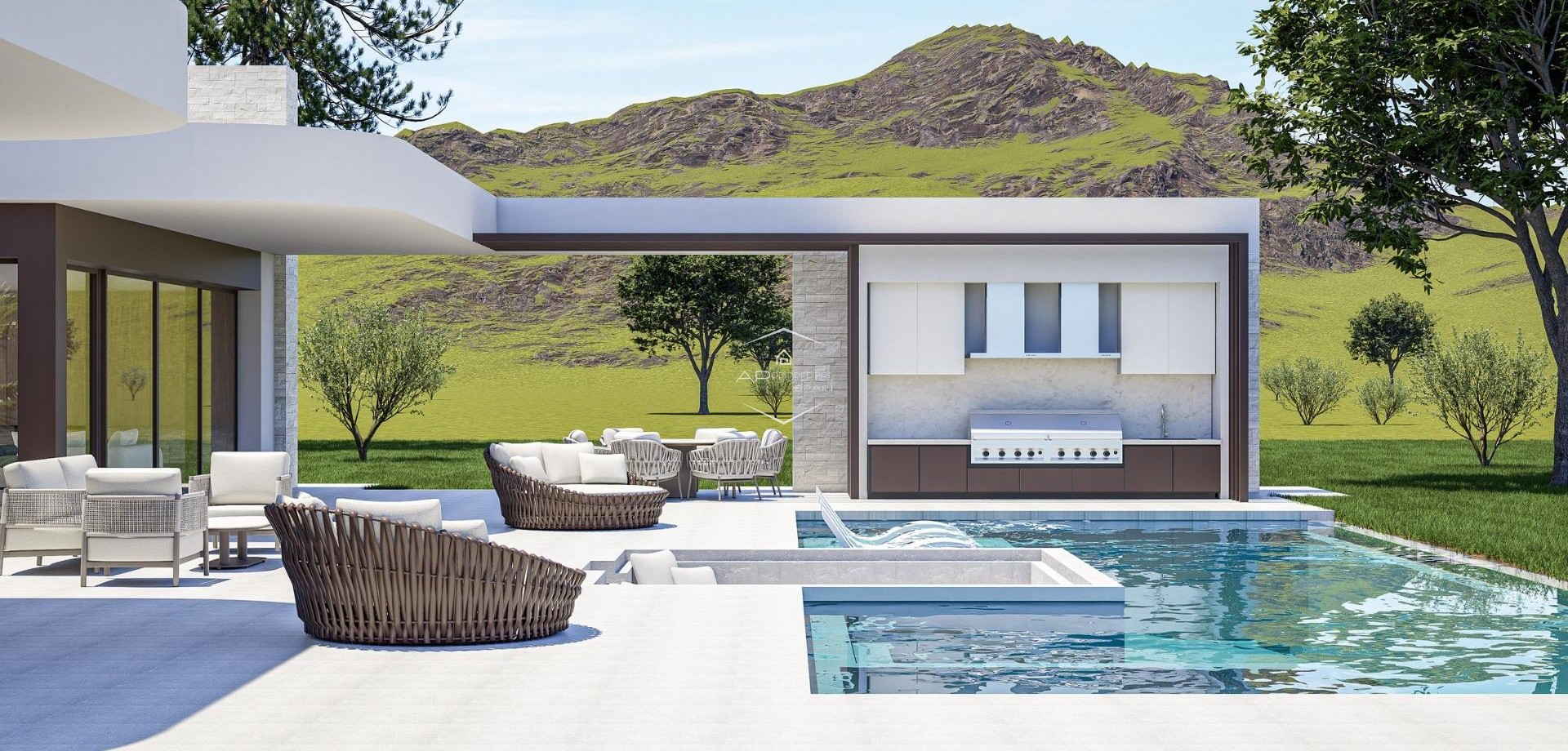 Nowy budynek - Willa - Dom wolnostojący -
Pinoso - Lel