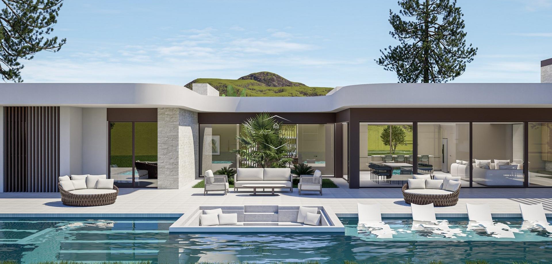 Nowy budynek - Willa - Dom wolnostojący -
Pinoso - Lel