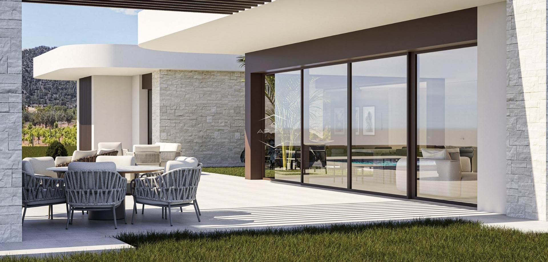 Nowy budynek - Willa - Dom wolnostojący -
Pinoso - Lel