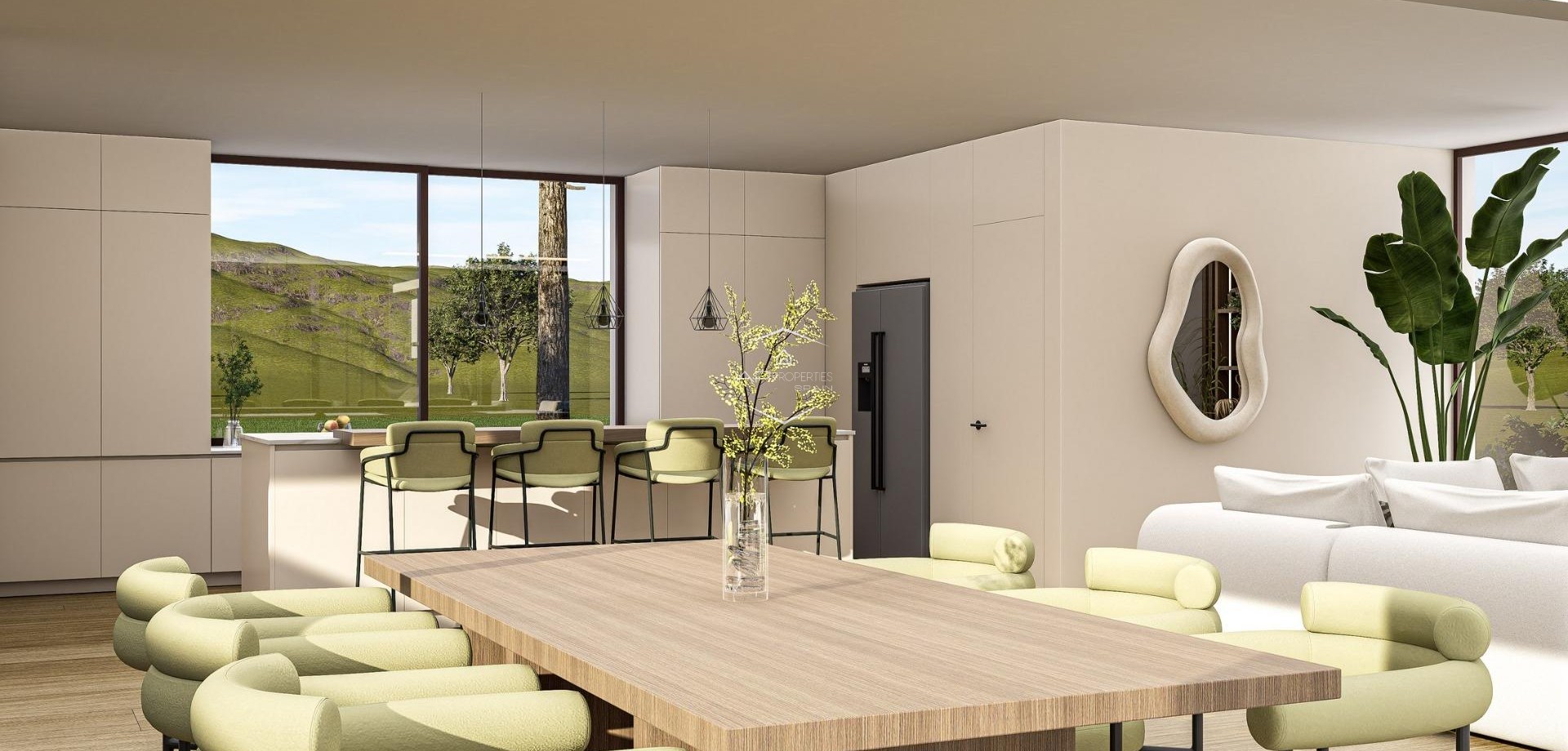 Nowy budynek - Willa - Dom wolnostojący -
Pinoso - Lel