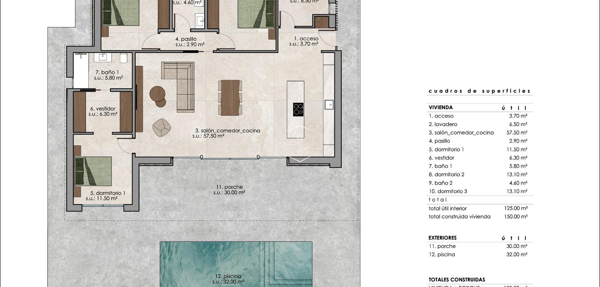 Nowy budynek - Willa - Dom wolnostojący -
Pinoso - Lel