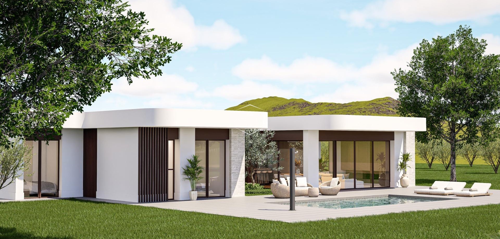 Nowy budynek - Willa - Dom wolnostojący -
Pinoso - Lel