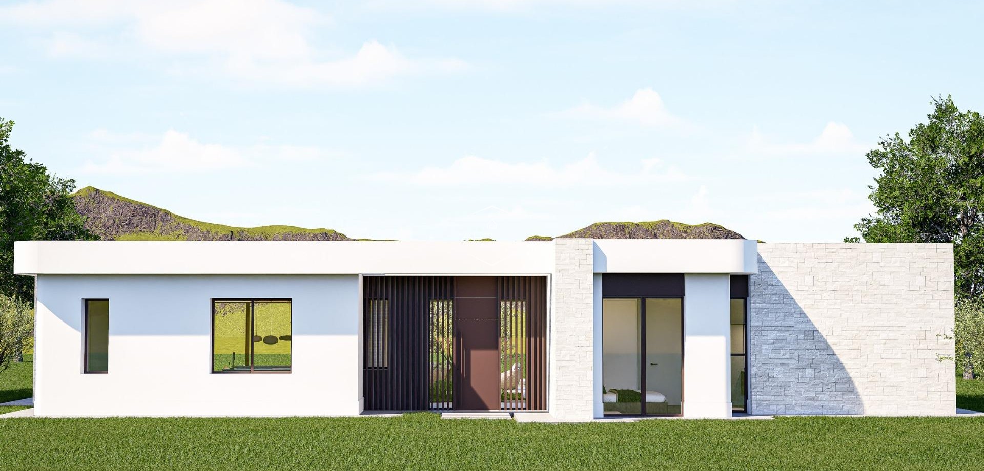 Nowy budynek - Willa - Dom wolnostojący -
Pinoso - Lel