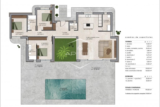 Nowy budynek - Willa - Dom wolnostojący -
Pinoso - Lel