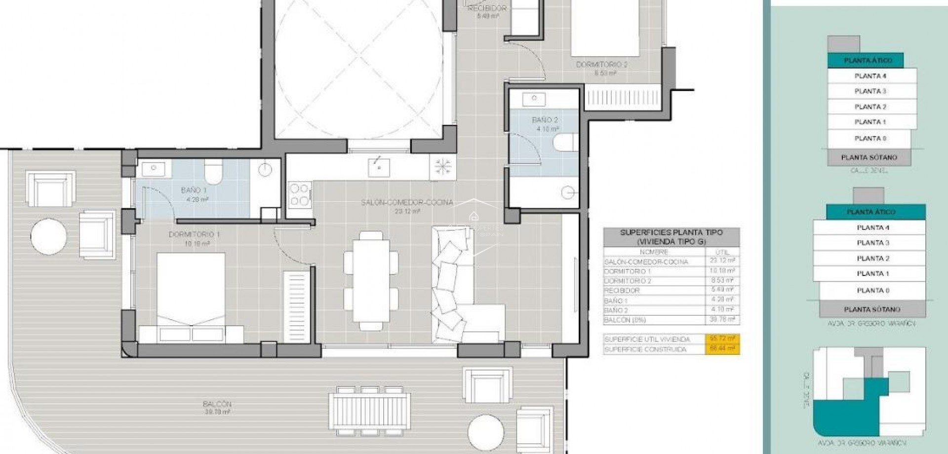 New Build - Apartment - Penthouse -
Torrevieja - El acequión