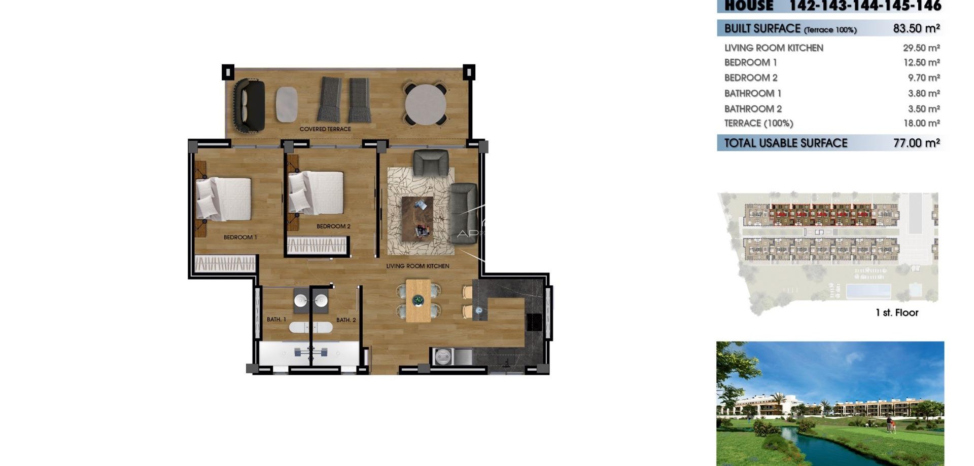 Nieuwbouw Woningen - Appartement- flat -
Los Alcázares - La Serena Golf