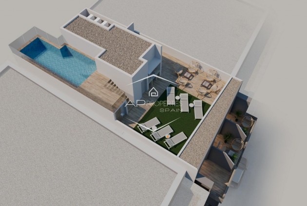 Nieuwbouw Woningen - Appartement - Penthouse -
Torrevieja - Playa de los Locos