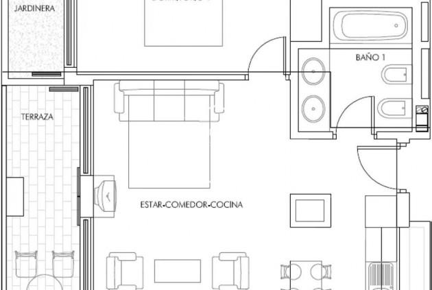 Nieuwbouw Woningen - Appartement- flat -
Vera - Puerto del Rey