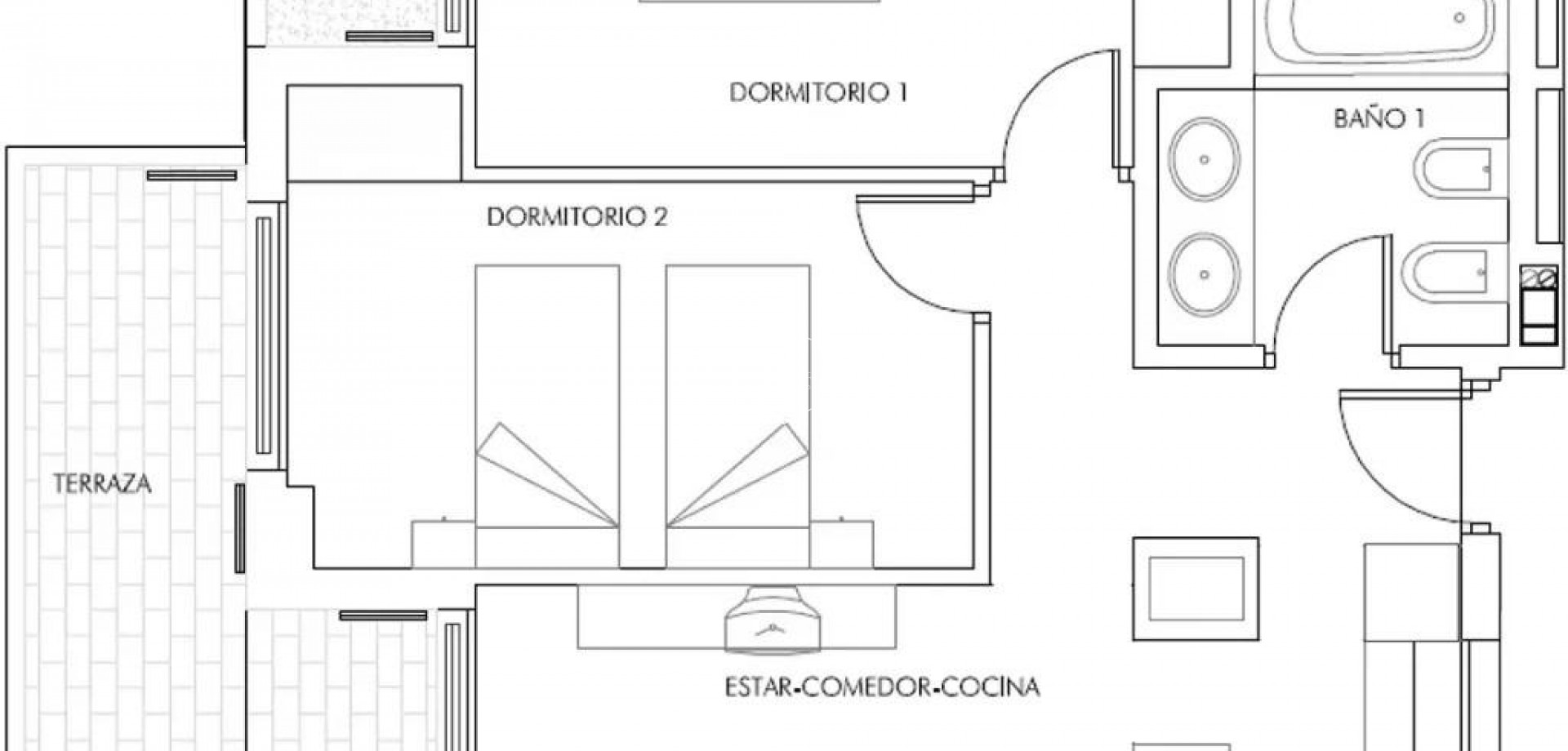 Nieuwbouw Woningen - Appartement- flat -
Vera - Puerto del Rey