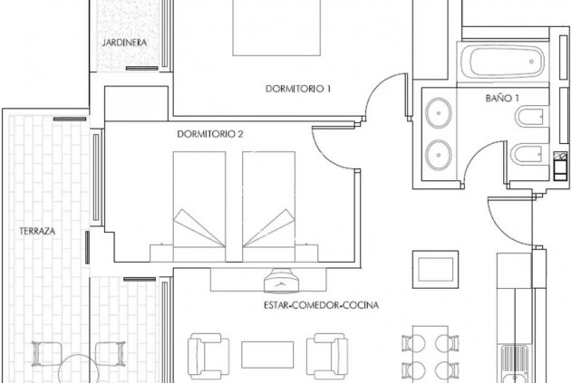 Nieuwbouw Woningen - Appartement- flat -
Vera - Puerto del Rey