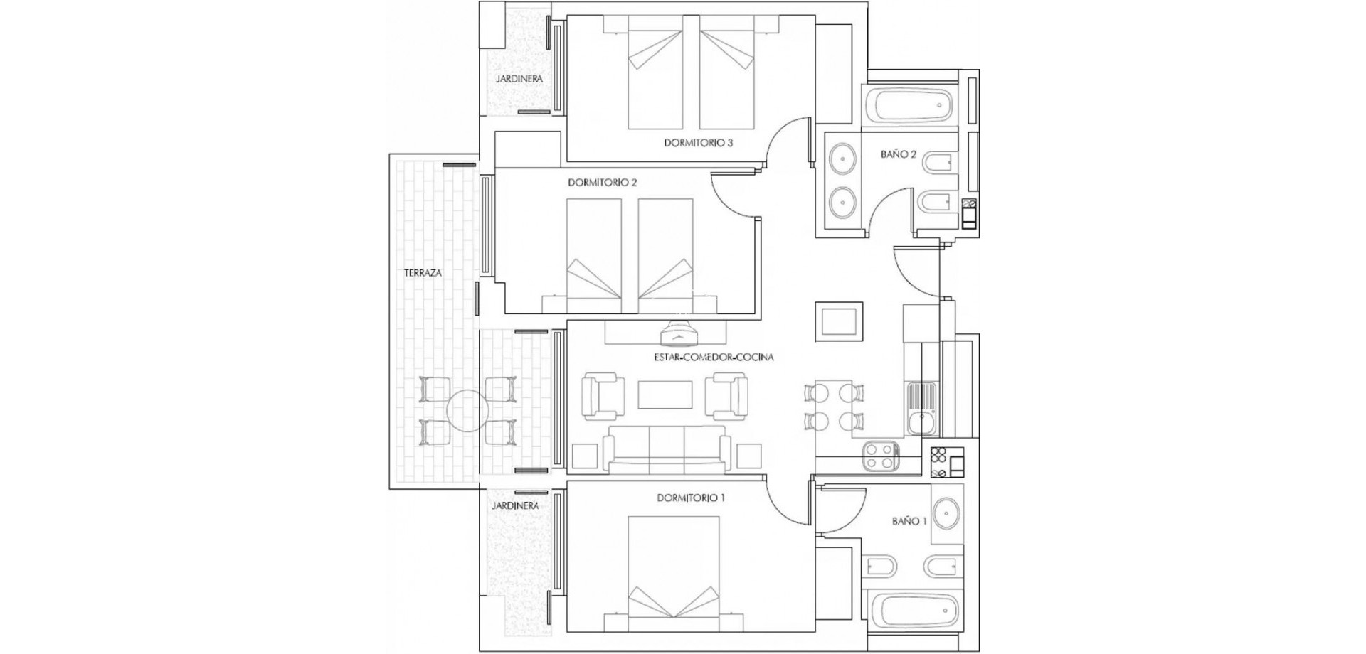 Nieuwbouw Woningen - Appartement- flat -
Vera - Puerto del Rey