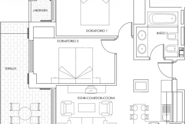 Nieuwbouw Woningen - Appartement- flat -
Vera - Puerto del Rey