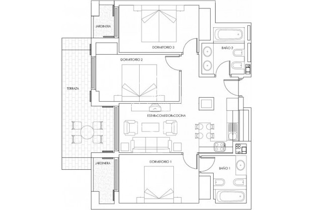 Nieuwbouw Woningen - Appartement- flat -
Vera - Puerto del Rey
