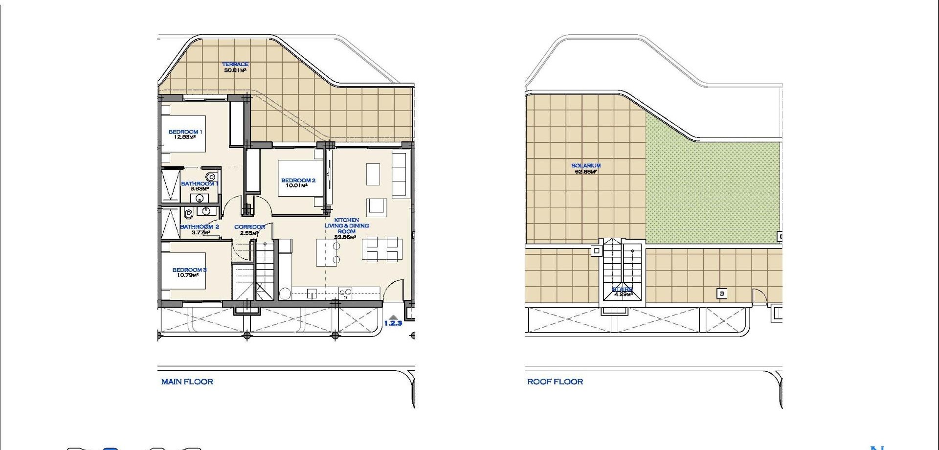 Nowy budynek - Apartament - Penthouse -
Los Alcázares - Serena Golf