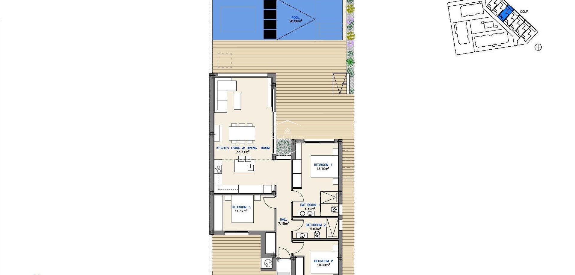 Nowy budynek - Willa - Dom wolnostojący -
Los Alcázares - Serena Golf