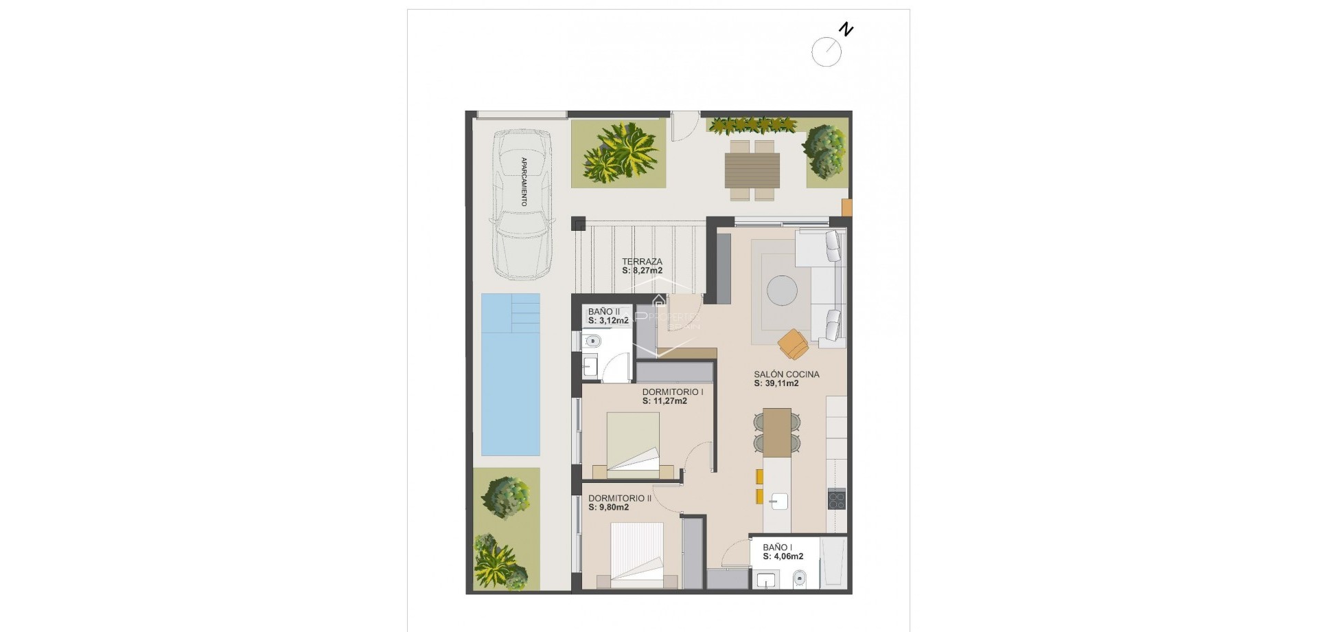Nowy budynek - Quad House -
Torre Pacheco - El Alba