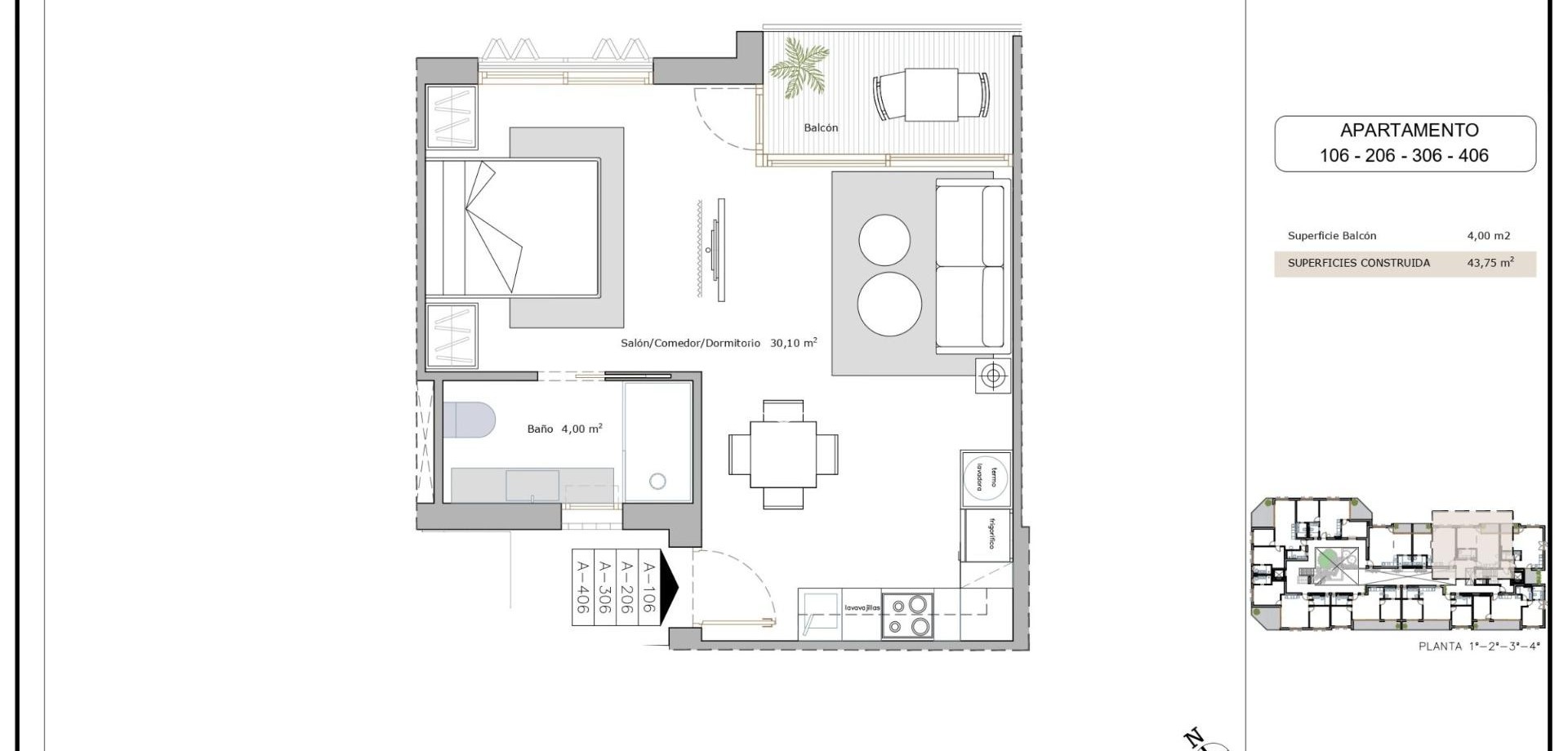 New Build - Apartment - flat -
San Pedro del Pinatar - Lo pagan