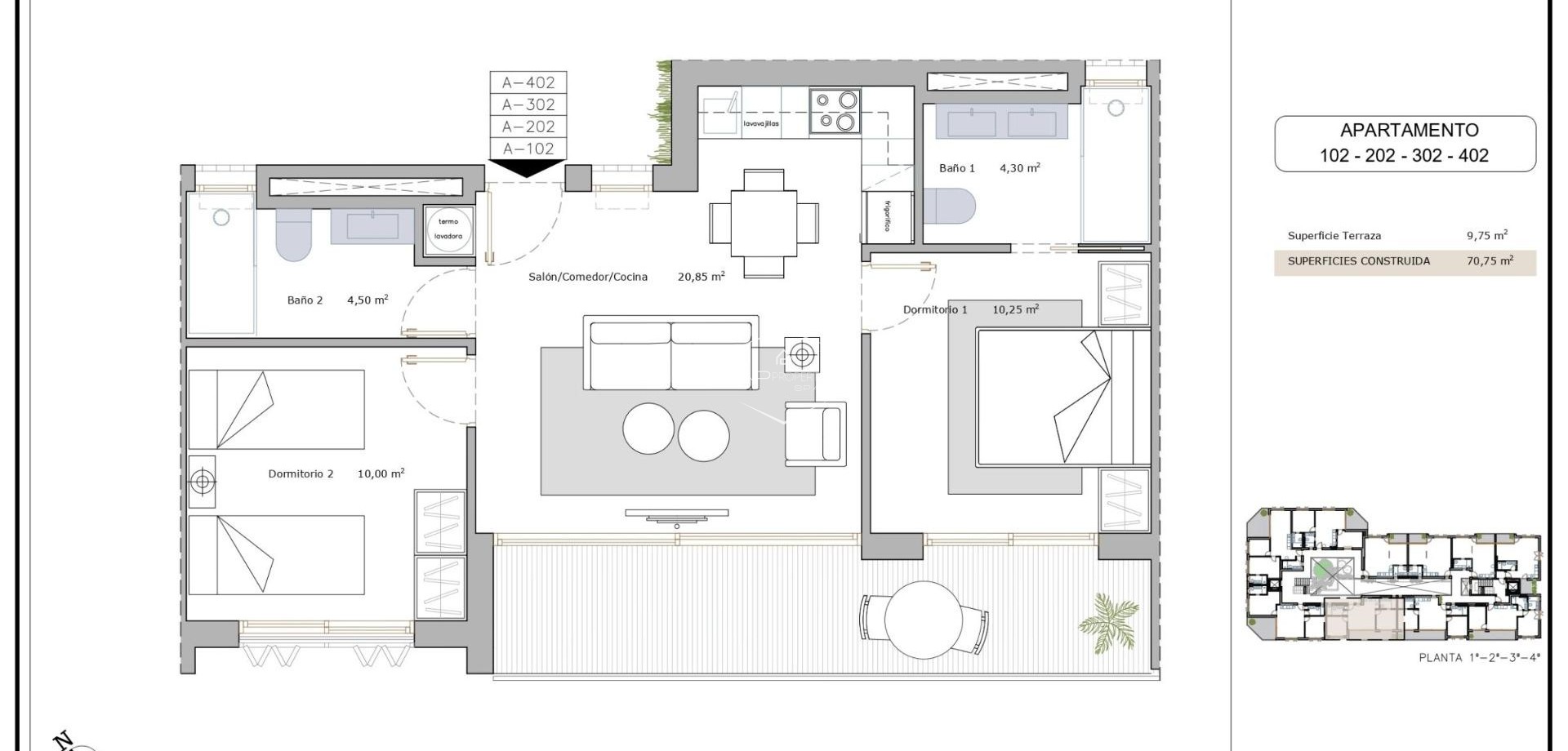 New Build - Apartment - flat -
San Pedro del Pinatar - Lo pagan