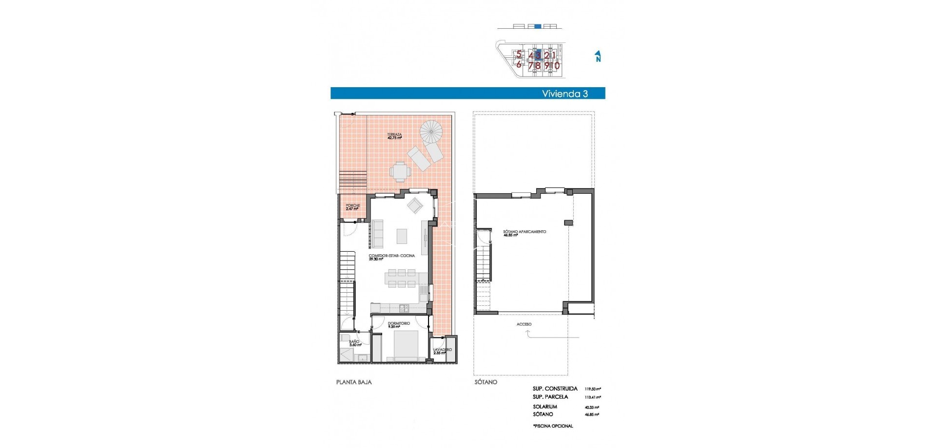 Nowy budynek - Quad House -
Bigastro - pueblo